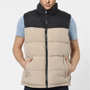 Men’s Outdoor Puffer Vest Jacket Windproof Lightweight Quilted Insulated Sleeveless Winter <b>Coat</b> with Comfortable Layering Design - Product Image 6