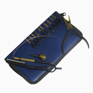 Hair Extension Tools <b>Kit</b> with 2 Hole <b>Beading</b> pliers Weaving Needles Seamless Tape Applicator - Product Image 3