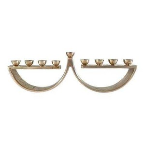 Support de bougie Hanouka de luxe, menorah juive, candélabre décoratif, centre de table pour la décoration des fêtes - Product Image 3