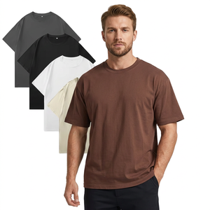 Camiseta de Hombre, Corte Regular, 100% Algodón, Cuello Redondo, Manga Corta, Color Sólido, Diseño Liso, Tejido Jersey, Lavado Enzimático Frontal - Product Image 2