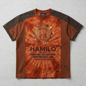 Nouveaux t-shirts de sport slim fit pour hommes avec logo personnalisé, tissu en coton à séchage rapide - Prix de gros imbattable - Product Image 2