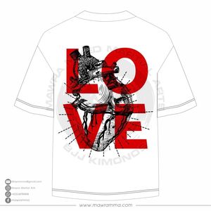 Mens <b>Y2K</b> Graphic T <b>Shirt</b> High Quality Screen Print Shattered Logo Anatomical Heart Drop Shoulder Casual Streetwear White Tee - Product Image 6