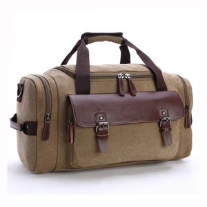 Sac de voyage en toile Bigwood Sports, grande capacité, sac de sport pour la nuit, sac à bandoulière, fermeture à glissière - Product Image 6
