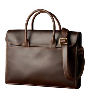 Genuine Leather Unisex Classic Waterproof Briefcase Laptop Bag Business Handbag Office Tote Messenger Shoulder Bag Daily Work. - Product Image 1