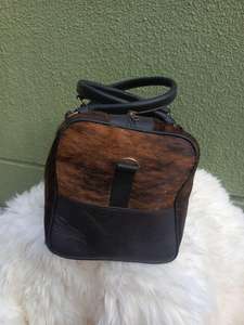 Sac de voyage en cuir véritable, style vintage, avec fermeture éclair, portable, grande capacité, sac de week-end fait main - Product Image 3