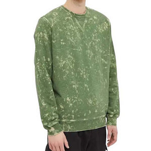 2026 Wholesale Heavyweight Acid Wash Hoodies 100% Cotton Sweatshirts Custom Made <b>with</b> New Design OEM Embroidered Men's Basics - Product Image 3