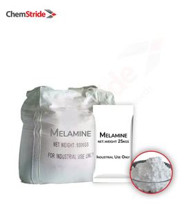 Polvo de Melamina 99.8% Grado Industrial CAS 108-78-1 MEL-998-AH Polvo Cristalino Blanco Marca Personalizada China para Resina MF - Product Image 1