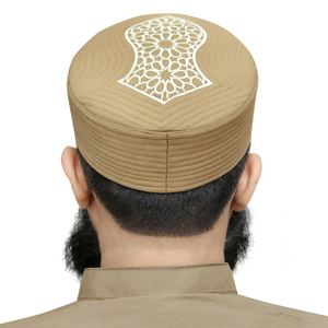 Stock disponible, bonnet de prière pour homme, coton doux, chapeau Kufi, livraison rapide, vente en gros - Product Image 6