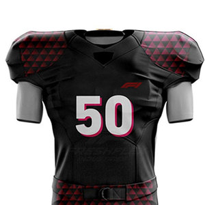 Uniforme de football américain sur mesure de haute qualité, respirant, tissu 100% polyester, couleur et logo personnalisés, service OEM en gros - Product Image 3