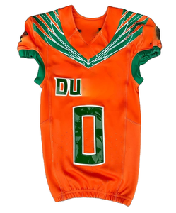 Uniforme de Fútbol Americano Corto Personalizado de Fábrica, Último Diseño, 100% Poliéster, Absorbente de Humedad - Product Image 1