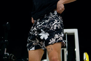 Shorts en coton/polyester pour hommes, imprimés par sublimation, respirants, séchage rapide, taille élastique, sport, décontractés, basketball, gym, personnalisés - Product Image 6