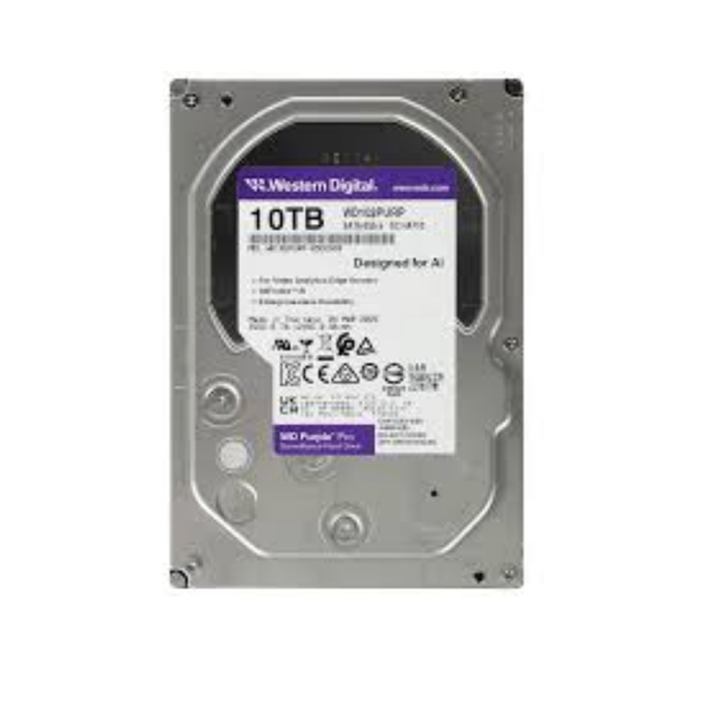 WD102PURP 10TB SATA 6Gb/s 3.5 Inch Internal Hard Drive Metal Shell 301-400MB/s Read/Write Speed New Technoverse
