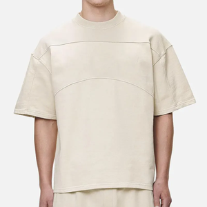 เสื้อยืดคุณภาพสูง 100% ผ้าฝ้ายเนื้อหนา สไตล์สตรีทแวร์ ทรงริงเกอร์ วินเทจ ล้างสีแบบวินเทจ พิมพ์ลายตามสั่ง ทรงโอเวอร์ไซส์ ล้างสีแบบแอซิดวอช - Product Image 1