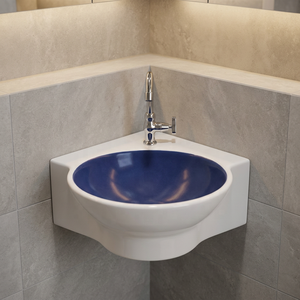 Vistaar Luxury Square Handcrafted Porcelain Art Ceramic Wash Basin For Hospital Use - Product Image 4