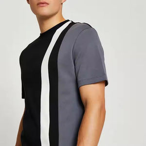 Nueva Llegada: Conjuntos Cortos de Verano Tejidos Vintage para Hombre, Camiseta y Pantalones Cortos Transpirables con Estampado Serigrafiado, 100% Algodón, Personalizables - Product Image 5