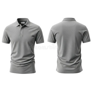 Polo pour homme élégant et décontracté à motif uni, manches courtes, anti-plis, en jersey de coton uni, idéal pour le golf - Product Image 6