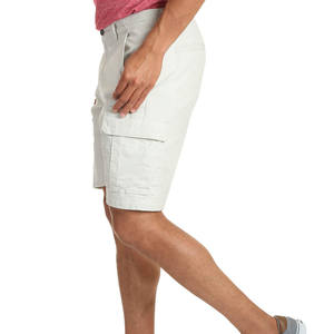 Short de travail décontracté pour homme, coupe ajustée, avec cordon de serrage et taille élastique, motif uni tendance, écologique - Product Image 4