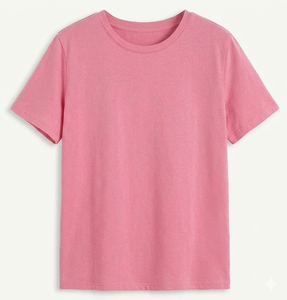 Men's Gray Short Sleeve O-Neck 100% Cotton Jersey T-Shirt Regular Fit Casual Solid Color Blank <b>Design</b> - Product Image 6