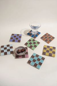 Juego de Posavasos de Mosaico Hechos a Mano TCE, Vajilla Decorativa Premium, Posavasos Resistentes al Calor para Hogar, Oficina, Regalo y Suministro al por Mayor - Product Image 5