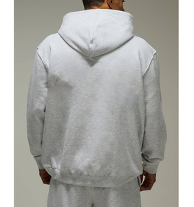 Sweat à capuche homme de qualité supérieure, manches longues, imprimé 3D en relief, en molleton bouclette, style streetwear, pull épais - Product Image 2