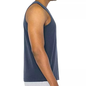 Débardeur noir pour homme avec lacets et capuche, style décontracté pour la gym, personnalisation de marque acceptée, fabriqué en polyester et élasthanne, conception OEM - Product Image 6