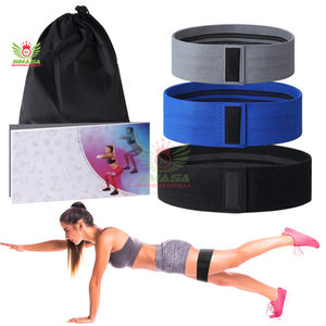 Set de Bandas de Resistencia para Entrenamiento de Cadera para Mujeres, Bandas Elásticas Anchas Antideslizantes para Ejercicios de Glúteos, de Poliéster Resistente - Product Image 2