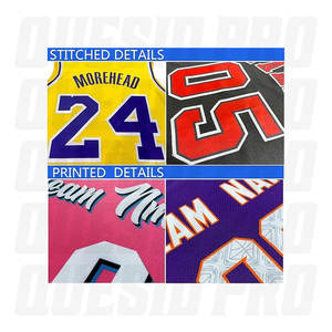 Camiseta de Baloncesto Talla Grande, Sublimada, Reversible, Antibacteriana, Cuello en V, Aberturas para los Brazos - Product Image 4