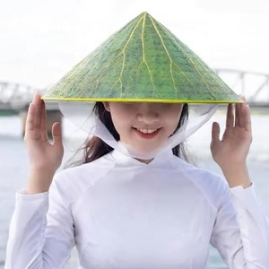 หมวกทรงกรวยใบบัวสำหรับเป็นของขวัญใช้ในชีวิตประจำวันหมวกทรงใบบัวขนาดและสี - Product Image 1