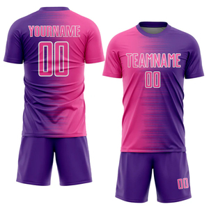 ชุดเสื้อฟุตบอลสองสีไล่เฉดแบบใหม่สำหรับฝึกซ้อม ชุดยูนิฟอร์ม OEM รับผลิตตามสั่งจำนวนมาก - Product Image 1