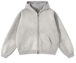 Sweat-shirts tendance personnalisés de haute qualité, 500 g/m², 100 % coton lavé, doublure à pois, coupe ample, effet délavé soleil, style streetwear vintage - Product Image 4