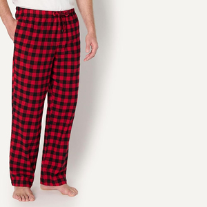 Adult Men Casual Flannel Lounge <b>Pants</b> Soft and Cozy Breathable Pajama Knitted Lightweight <b>Summer</b> Spring Sleepwear Trouser Unisex - Product Image 3