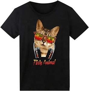 T-shirts à manches courtes pour hommes en polyester/coton surdimensionnés de style hip-hop, lavés - Product Image 6