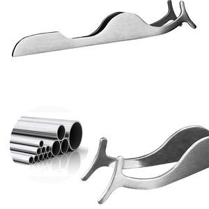 Pince à épiler de précision pour faux cils, en acier inoxydable, antistatique, à pointe dentelée, outil durable pour extensions de cils en salon - Product Image 2