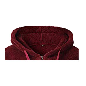 Robe pull molletonnée personnalisée pour femme, 100 % coton, respirante, coupe-vent, écologique, à capuche oversize, gaufrée - Product Image 4