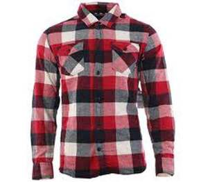 Chemise en flanelle à carreaux unisexe, col en velours côtelé, manches longues, boutonnée, décontractée, vintage, surchemise - Product Image 5