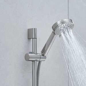 Sistema Doccia con Barra Scorrevole da 10 Pollici, Set Completo di Doccette e 5 Getti, Combo Doccia a Mano e a Parete, Set di Accessori per Bagno - Product Image 2