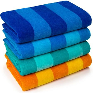 Toallas de Baño Absorbentes y Suaves con Rayas, Toallas de Piscina Extra Grandes de Secado Rápido, Toallas de Baño para Hotel - Product Image 2