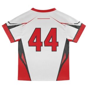 Unisex White Red Sublimated Lacrosse Jersey Lightweight <b>Polyester</b> Reversible Sports <b>Shirt</b> Match Team Performance Clothing - Product Image 2