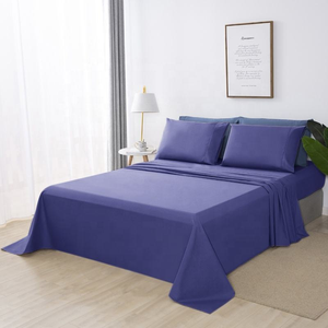 Home Branded High Quality Non Disposable <b>Waterproof</b> Breathable Hospital Hotel Use Flat Fitted Bed Sheets 100% Cotton Cheap Price - Product Image 1