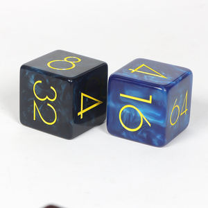 Dés de Backgammon en Résine en Gros, Dés de Doublement Personnalisés, Dés de Backgammon Nacrés Imprimés sur Mesure AL MALIK CRAFT - Product Image 4