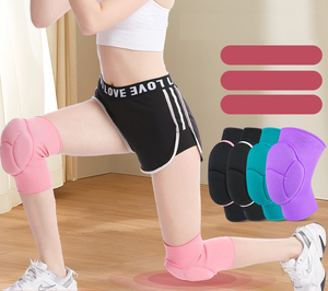 low flow knee pad spin class knee pad Sports Knee Pads Dancing Knee Protector Volleyball Yoga Knee Brace Support <b>Winter</b> Leg Warm - Product Image 5