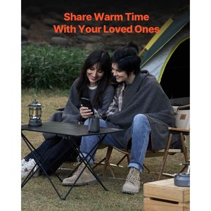 Grande couverture de camping en laine, résistante à l'eau et au vent, ignifuge, idéale pour les activités de plein air, parfaite pour les pique-niques et la randonnée - Product Image 5