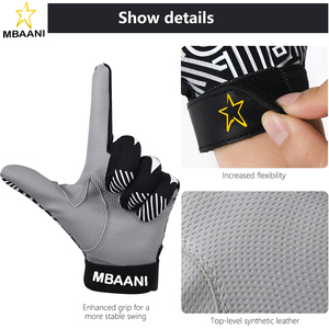 Youth Baseball Batting Gloves for Kids Boys Girls Ages 5-12 - Product Image 4