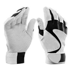 Guantes de Bateo de Béisbol de Cuero Genuino de Primera Calidad para Hombres y Adultos, Todos los Tamaños Juveniles para Entrenamiento - Product Image 1