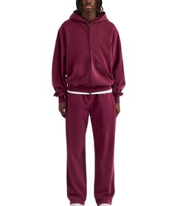 Conjunto Deportivo Informal de Invierno para Gimnasio y Fitness, de Felpa Lavada, Transpirable, de Dos Piezas, Personalizable, para Correr, para Hombre - Product Image 5