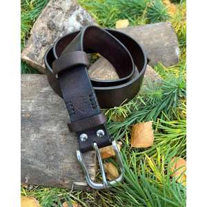 Ceinture en cuir formelle pour homme avec boucle en acier de luxe, en cuir de vache, imperméable, confortable, accessoires de mode - Product Image 2