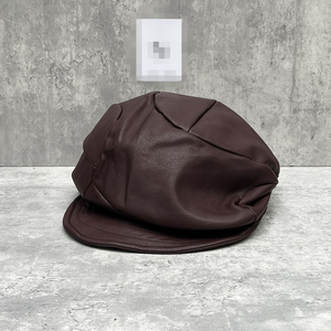 Heavyweight Corduroy Fiddler <b>Cap</b> Retro Autumn Winter Newsboy <b>Hat</b> Classic Rope & Button Detail Fiddler <b>Cap</b> Structured Marine Sai - Product Image 2