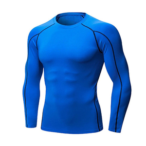 Trajes Deportivos de Compresión de 2 Piezas para Hombre, Sin Costuras, de Alto Rendimiento, Material Elástico en Cuatro Direcciones, Spandex/Nylon - ¡Mejor Precio! - Product Image 2