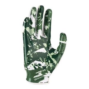 Custom Printed American Football Gloves OEM Services High Quality Hot Sale Leather Material Non <b>Slip</b> Receiver Football Gloves - Product Image 5