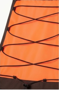 Mochila de Caza para Exteriores con Sistema MOLLE, Bolsas de Nailon Naranja y Negro, Ajuste Universal para Actividades al Aire Libre - Product Image 2